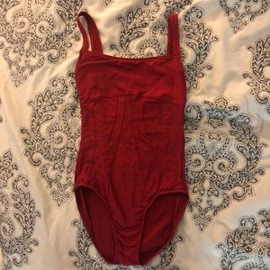 Woman’s Wine Red Wear Moi Small Leotard